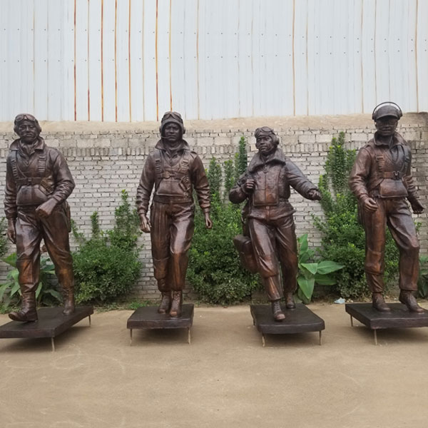 Custom Military Field Soldier at Battle Cross for War Memorial